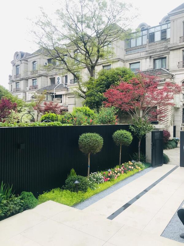 Panneau de façade WPC moderne Revêtement extérieur Panneau mural Wpc pour hôtel