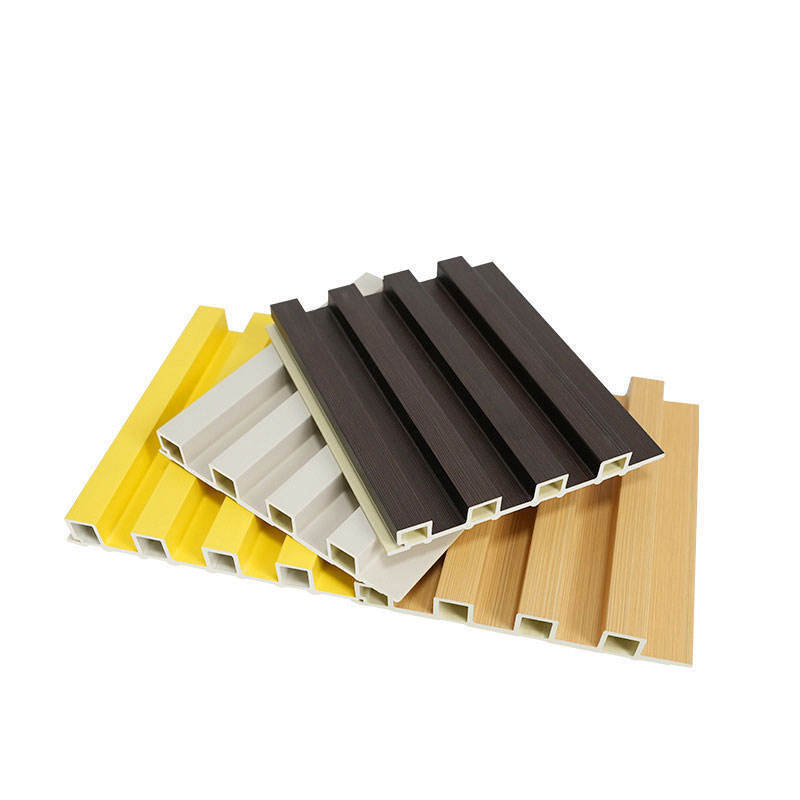 Panneau extérieur WPC, panneau mural en bois plastique, design moderne, extérieur, composite, panneau WPC 3D, revêtement mural extérieur