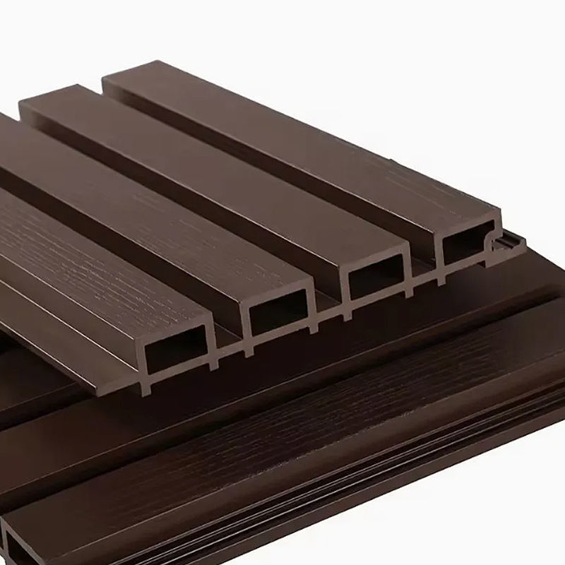 Panneaux de bardage extérieur étanches Panneaux muraux WPC pour usage extérieur Revêtement mural décoratif extérieur en bois WPC