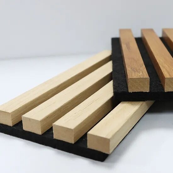 Décoratif de conception moderne en bois couvrant le mur acoustique