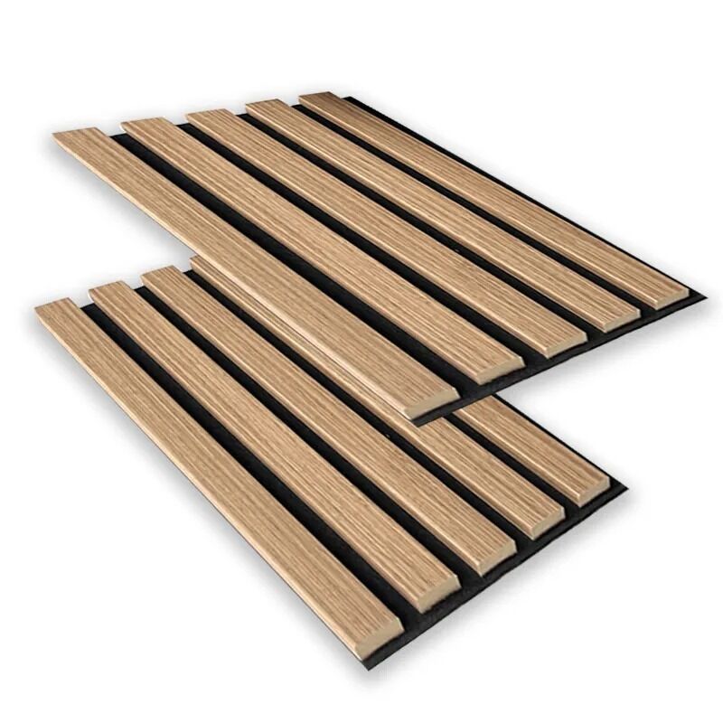 Décoratif de conception moderne en bois couvrant le mur acoustique