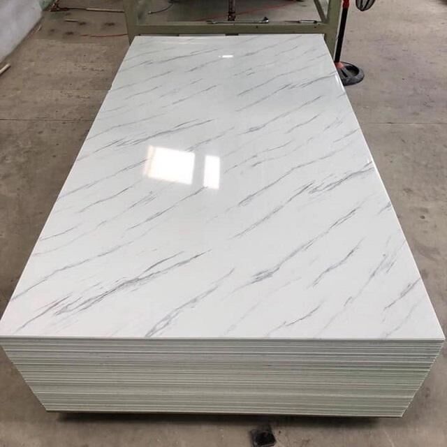 Panneau mural en PVC de haute qualité avec effet UV marbre humidité et étanche à l'eau WPC pour les décorations d'hôtel meilleur prix