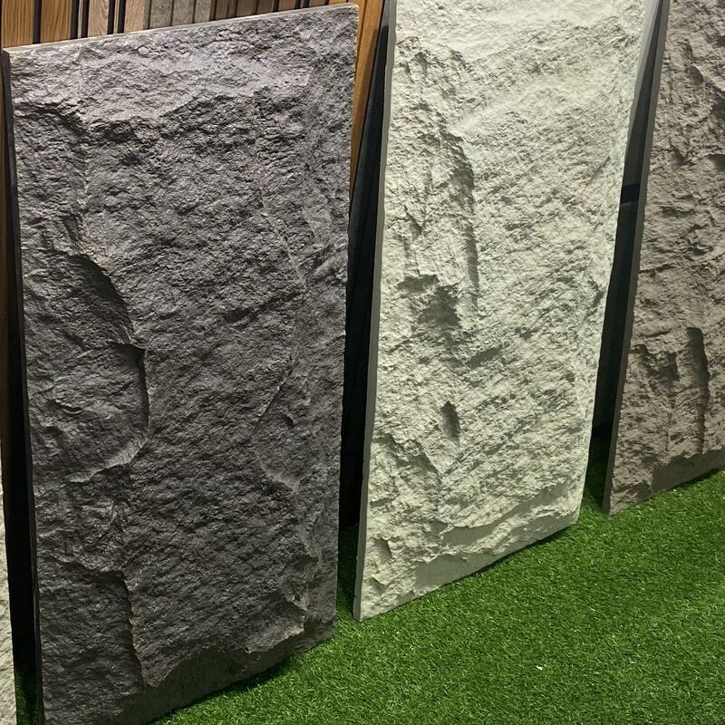 Panneau mural en PU de façade de haute qualité, aspect pierre, facile à installer, décoratif, résistant à la chaleur, pour extérieur et intérieur