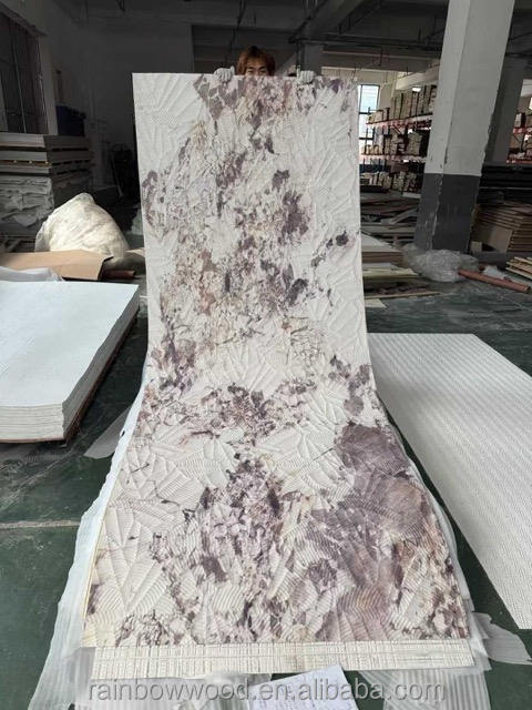 MCM Soft Series Design moderne Flexible Artificiel écologique résistant au feu résistant à l'eau Big Slab Décoration murale extérieure intérieure 3D