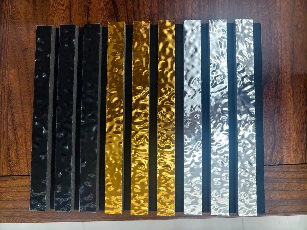 Moderne design panneau mural acoustique en fibre de polyester insonorisé 3D design ondulatoire absorbant le son