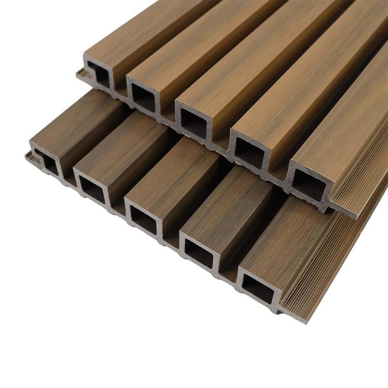 Panneaux de revêtement de murs extérieurs Carreaux de revêtement de murs extérieurs en bois revêtement de murs en WPC