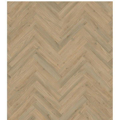 Plancher 100% en arête de poisson de clic de Spc Lvt de plancher de la Vierge 4.0mm-7mm Spc multicouche