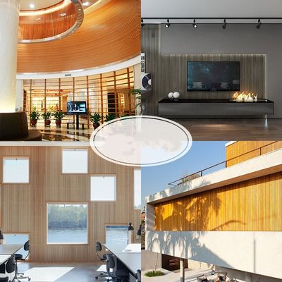 Installation rapide intérieure favorable à l'environnement du panneau de mur de WPC 159MM*10MM