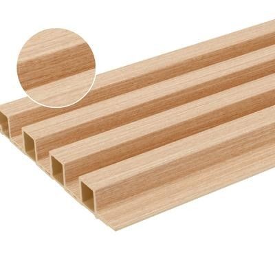 Panneau mural 3D en plastique composite en bois de revêtement intérieur