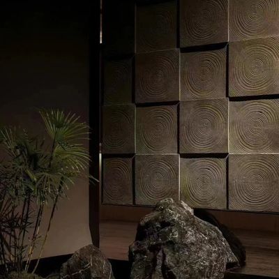 Panneau de pierre en PU léger Panneau de pierre en polyuréthane artificiel Panneau 3D