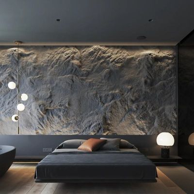 Prix d'usine pierre de culture artificielle PU mousse de pierre pour la décoration murale PU panneau mural 3D