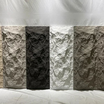 Panneau mural en pierre PU, design champignon pour des espaces intérieurs et extérieurs exquis