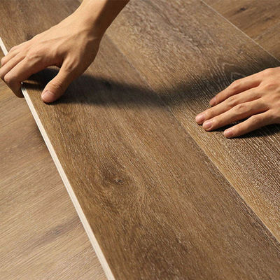 Plancher en bois résistant à l'eau 4mm 5mm PVC Cliquez sur verrouillage Spc plancher Lvp plancher vinyle planche de luxe plancher vinyle avec IXPE