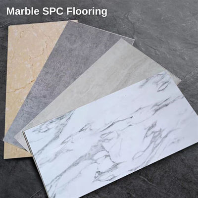 Parquet en plastique en PVC à base de grains de bois rigide de 4 mm résistant à l'eau à l'intérieur