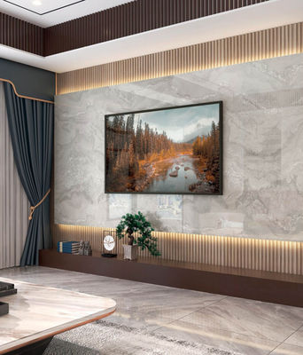 Vente à chaud Panneau mural en bambou au charbon solide 1220 x 2800 mm étanche composite en marbre à grains en bambou