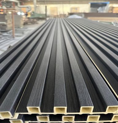 Panneau mural en bois plastique composite intérieur wpc panneau mural flotté mur moderne