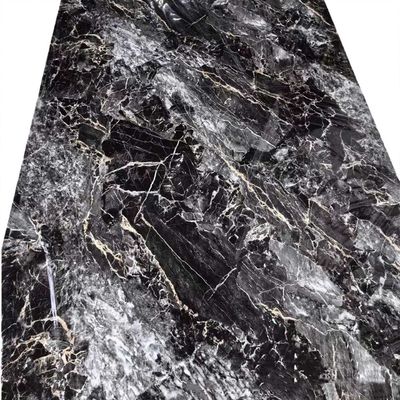 Panneau murale en feuille de marbre UV PVC léger d'épaisseur de 3 mm ou 4 mm 3d