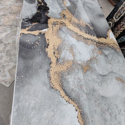 Pvc à haute densité mousse 1220*2440 Marbre feuille de pvc UV