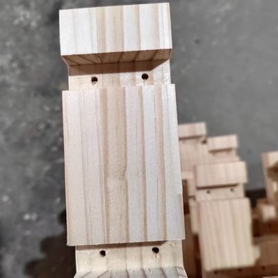 Château de bois de conception moderne Réservoir extérieur Rustique imperméable à l'eau Maison de jardin en bois de pin