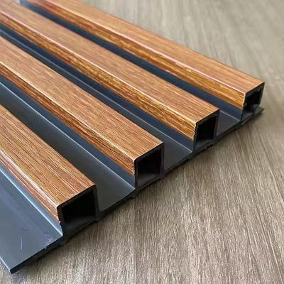 Panneau mural intérieur en PVC WPC Fat Panel 3D Décor WPC Panneau mural pour intérieur Hôtel Design Bambou