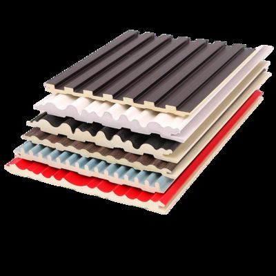 Panneau mural composite en bois WPC, revêtement mural WPC, dalles murales intérieures cannelées