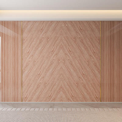 Fabrique Direct Bamboo Charbon de bois Panneau de placage Bamboo Charbon de bois Planche murale en fibres de bois Bamboo Marbre et charbon de bois