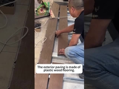 Le revêtement de sol en WPC pour la terrasse extérieure