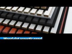 Panneau de mur en bois acoustique