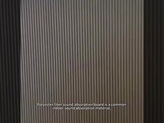 Panneau de mur en bois acoustique