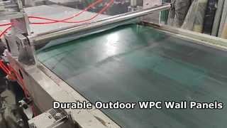 Durable Outdoor WPC Wall Panels Weather Resistant Cladding