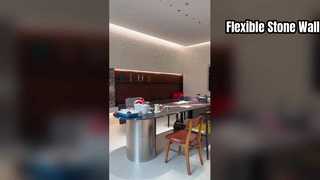 Panneaux de pierre flexibles ignifuges et imperméables